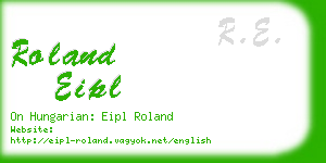 roland eipl business card